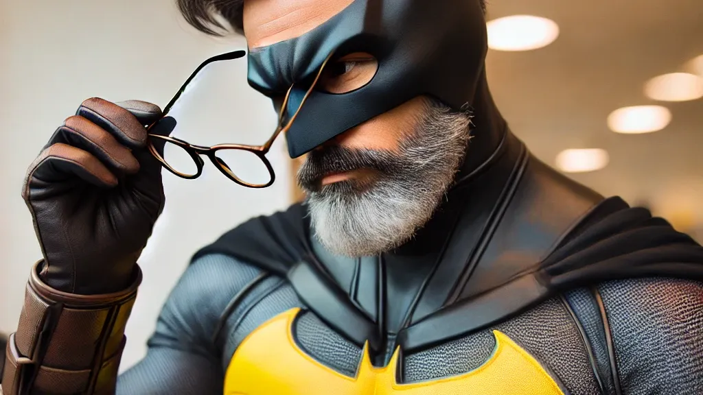 Over Batman en vuile brilglazen